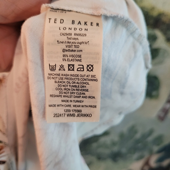 Ted Baker Botanical Bird Top - Picture 6 of 6